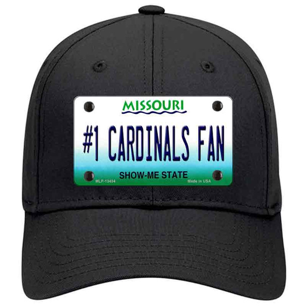 Number 1 Cardinals Fan Missouri Novelty License Plate Hat Tag