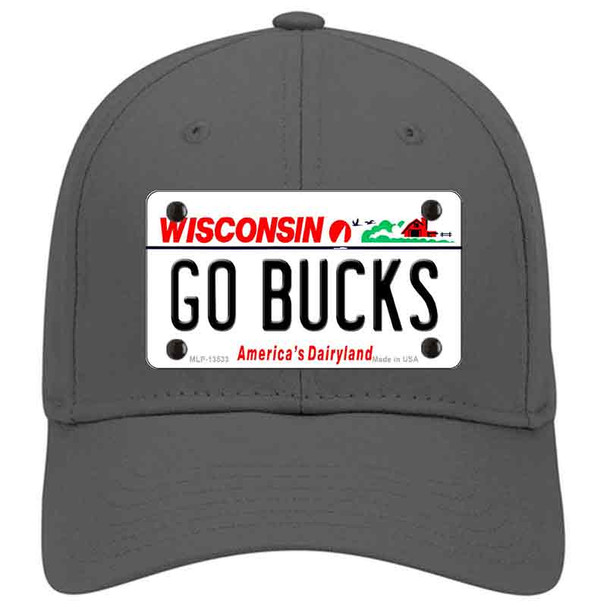 Go Bucks Novelty License Plate Hat Tag