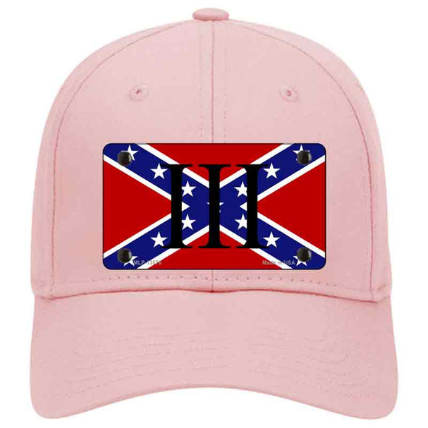 3 Percenter Confederate Novelty License Plate Hat Tag