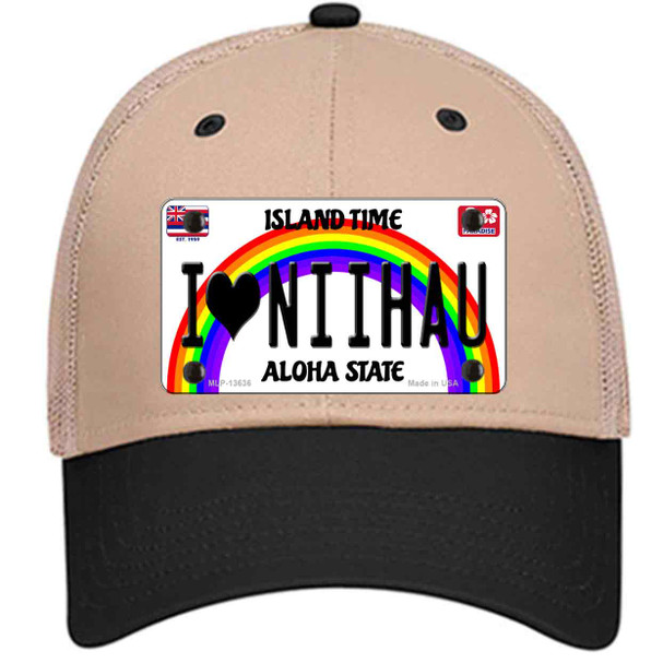 I Heart Niihau Novelty License Plate Hat Tag