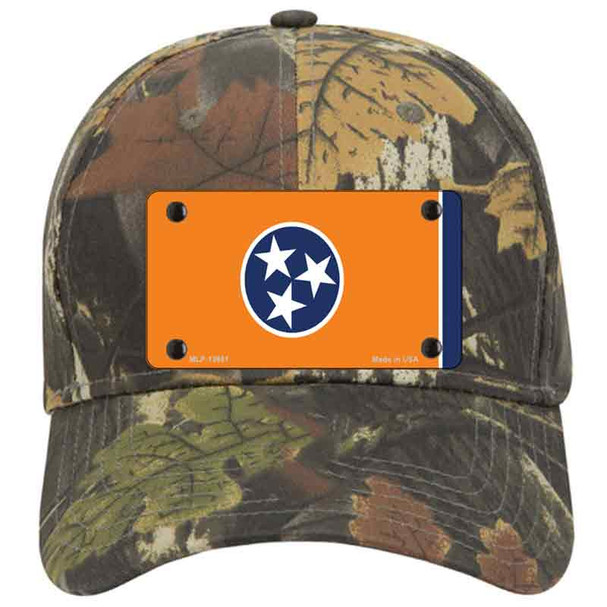 Tennessee Flag Orange Novelty License Plate Hat Tag