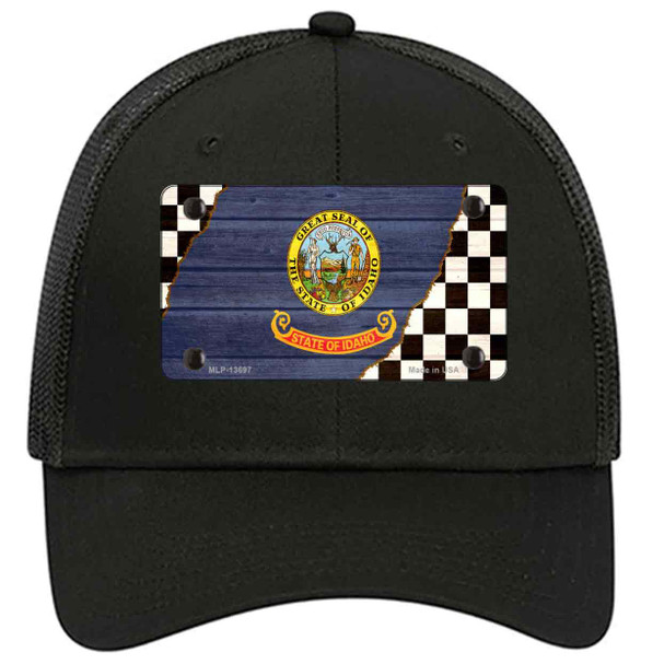 Idaho Racing Flag Novelty License Plate Hat Tag