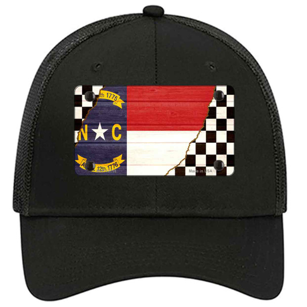 North Carolina Racing Flag Novelty License Plate Hat Tag