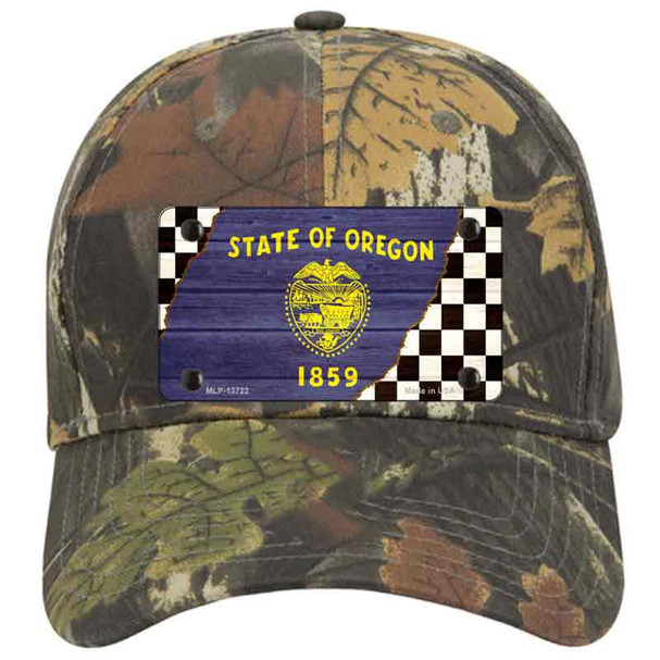 Oregon Racing Flag Novelty License Plate Hat Tag
