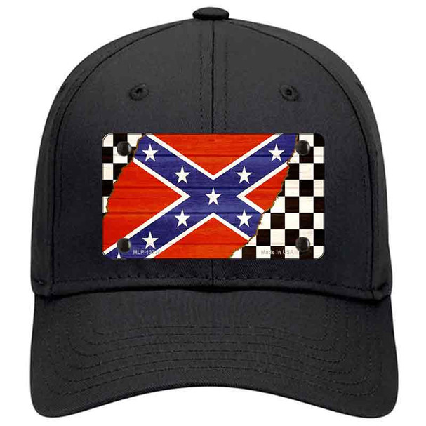 Confederate Racing Flag Novelty License Plate Hat Tag