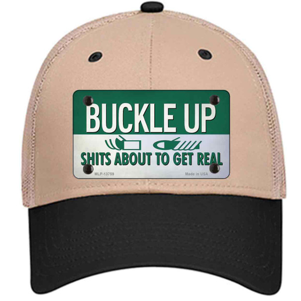 Buckle Up Novelty License Plate Hat Tag