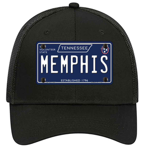 Memphis Tennessee Blue Novelty License Plate Hat Tag
