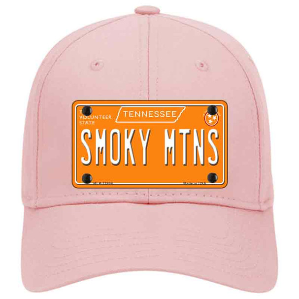 Smoky Mtns Tennessee Orange Novelty License Plate Hat Tag