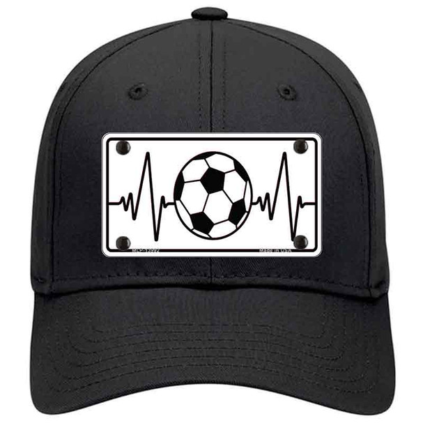 Soccer Heart Beat Novelty License Plate Hat Tag