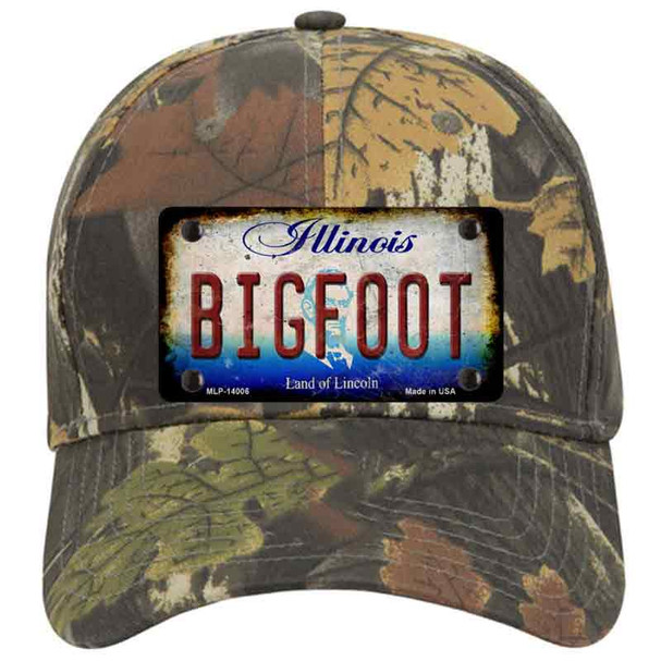 Bigfoot Illinois Novelty License Plate Hat Tag