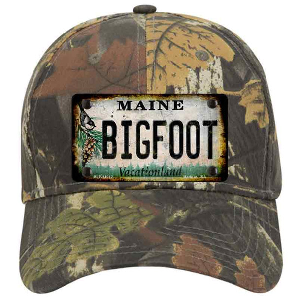 Bigfoot Maine Novelty License Plate Hat Tag