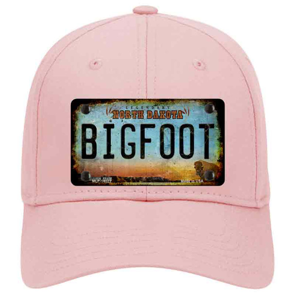 Bigfoot North Dakota Novelty License Plate Hat Tag