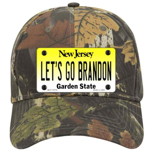 Lets Go Brandon NJ Novelty License Plate Hat
