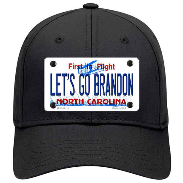 Lets Go Brandon NC Novelty License Plate Hat