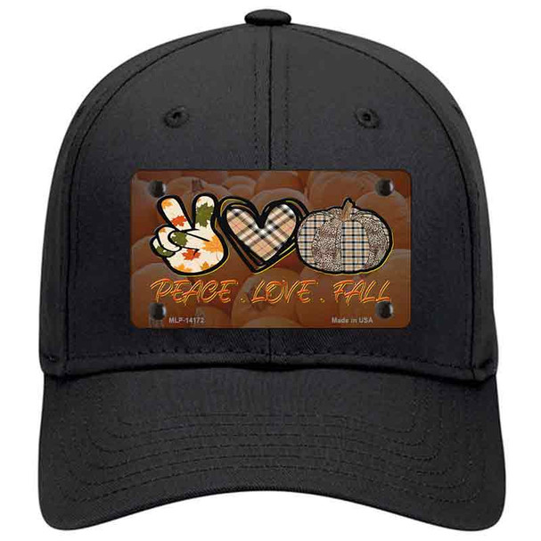 Peace Love Fall Novelty License Plate Hat