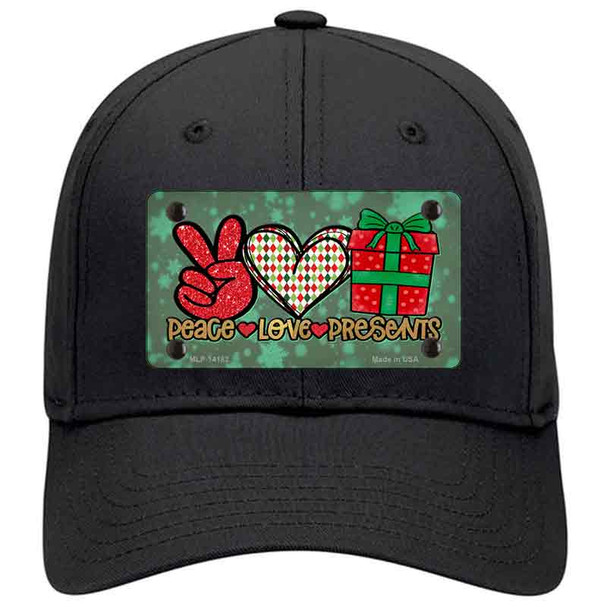 Peace Love Presents Novelty License Plate Hat