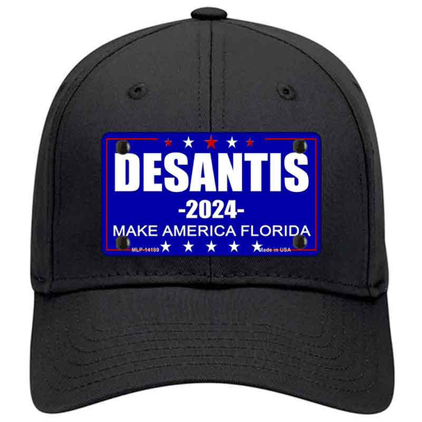 Desantis 2024 Blue Novelty License Plate Hat