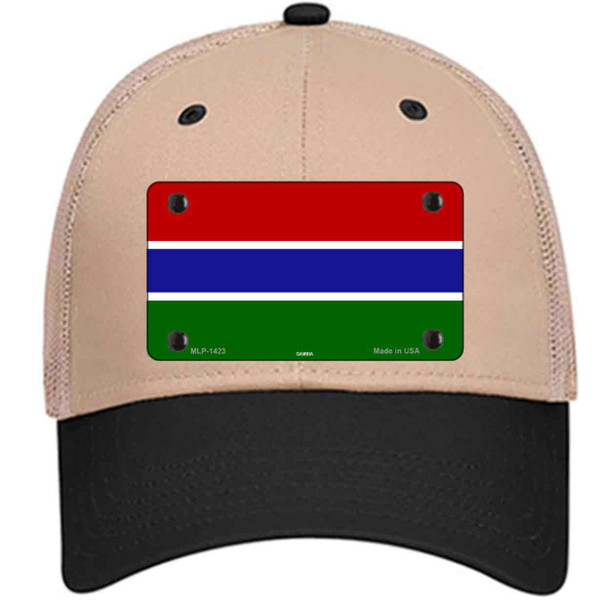 Gambia Flag Novelty License Plate Hat