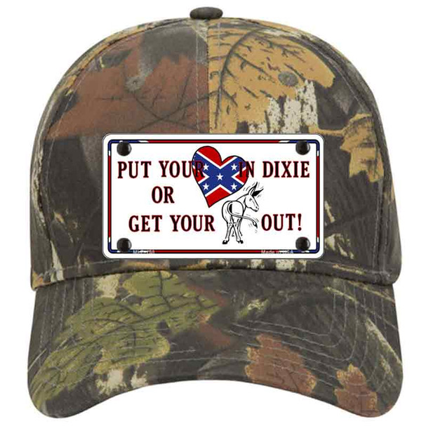 Heart In Dixie Novelty License Plate Hat