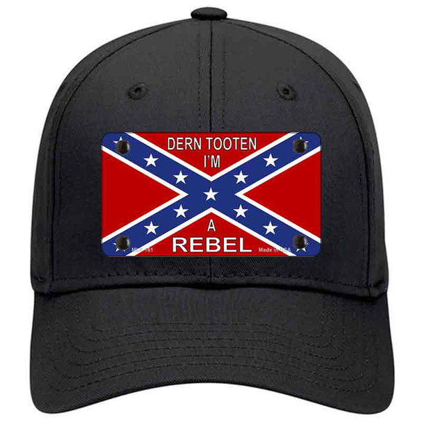 Im A Rebel Novelty License Plate Hat