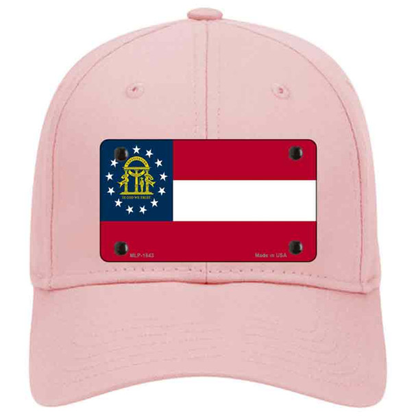 Georgia State Flag Novelty License Plate Hat