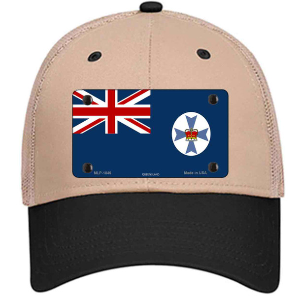 Queensland Flag Novelty License Plate Hat