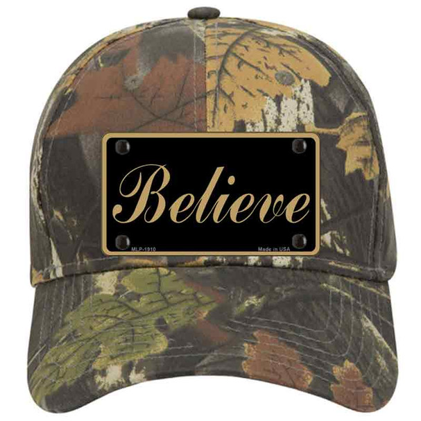 Believe Novelty License Plate Hat