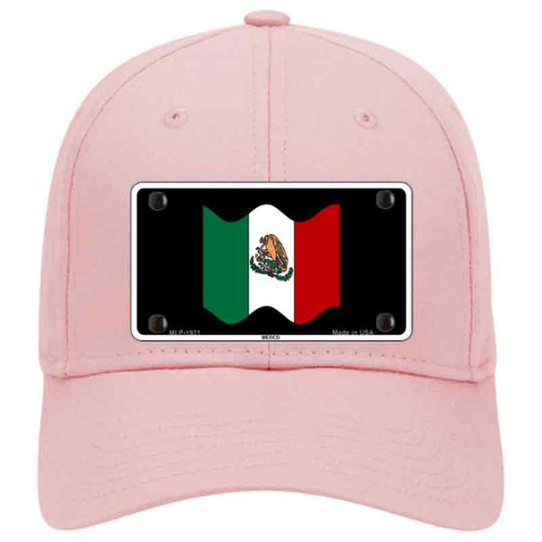 Mexico Waving Flag Novelty License Plate Hat
