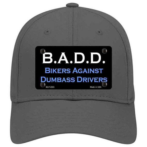 B.A.D.D. Novelty License Plate Hat
