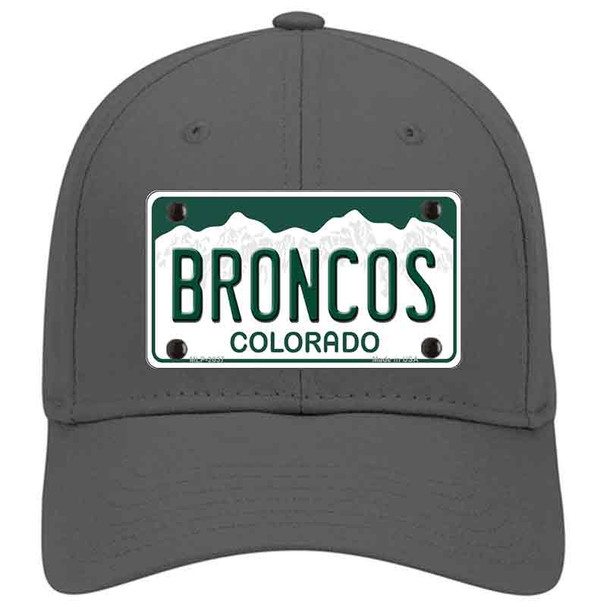 Broncos Colorado State Novelty License Plate Hat