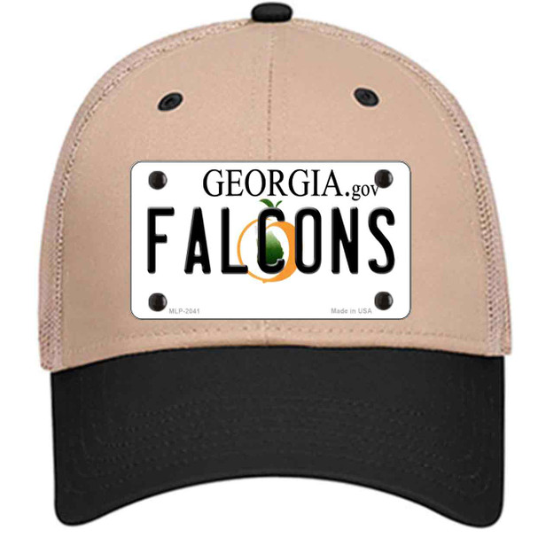 Falcons Georgia State Novelty License Plate Hat