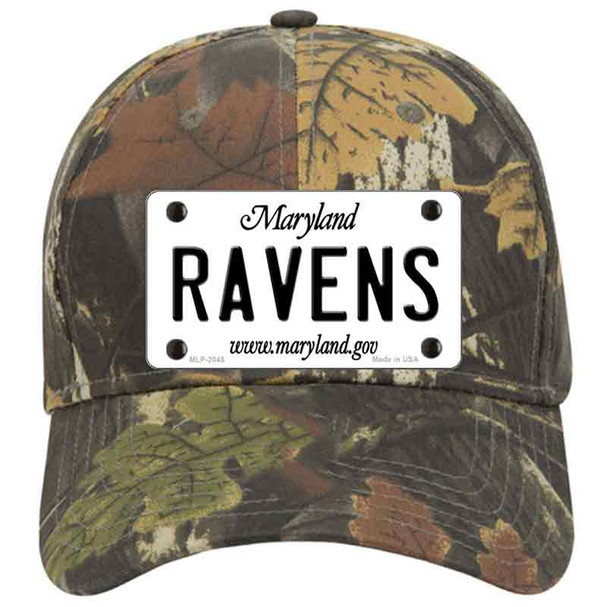 Ravens Maryland State Novelty License Plate Hat