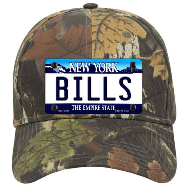 Bills New York State Novelty License Plate Hat