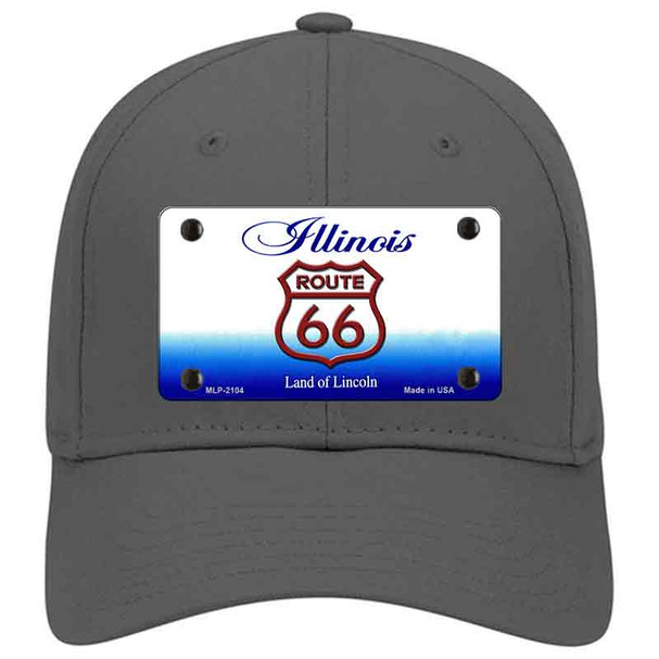 Route 66 Shield Illinois Novelty License Plate Hat