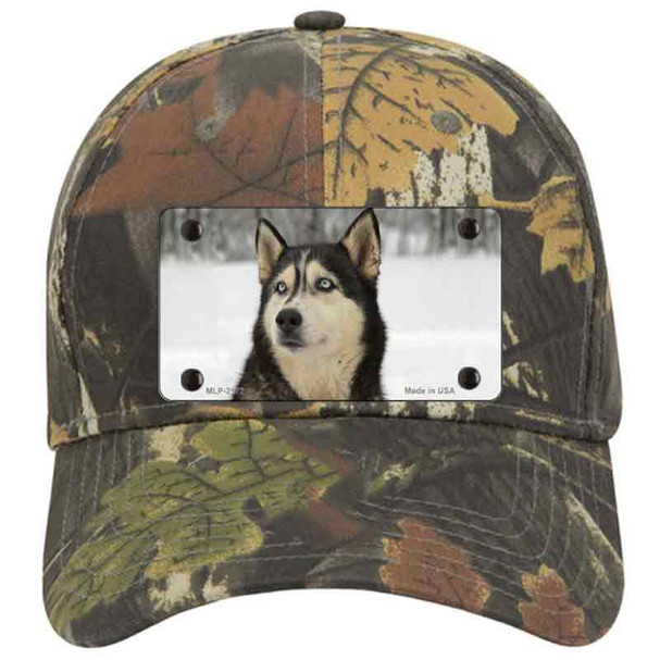 Husky Dog Novelty License Plate Hat