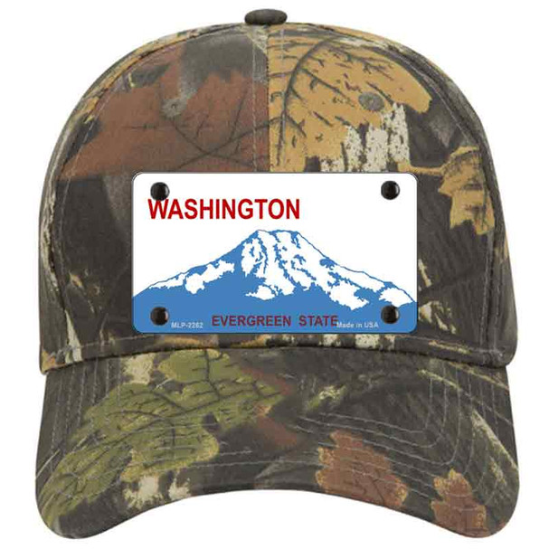 Washington State Blank Novelty License Plate Hat