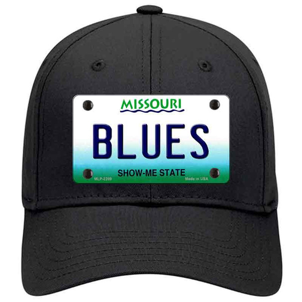 Blues Missouri State Novelty License Plate Hat