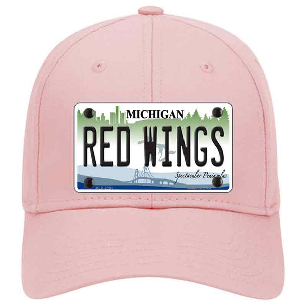 Redwings Michigan State Novelty License Plate Hat