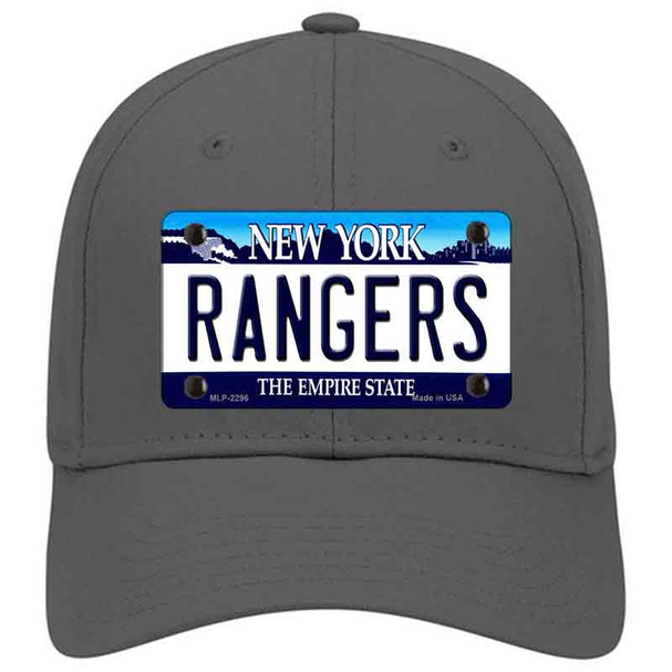 Rangers New York State Novelty License Plate Hat