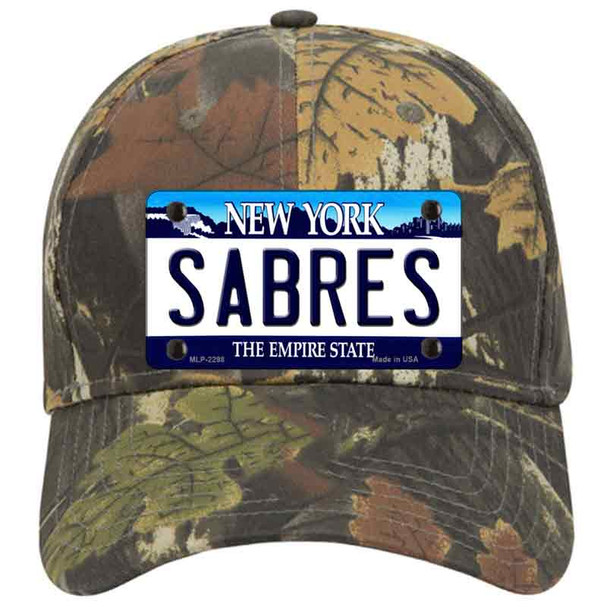 Sabres New York State Novelty License Plate Hat