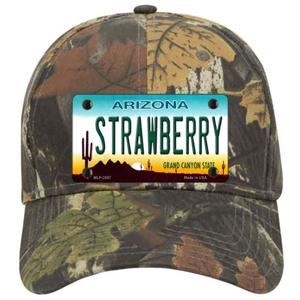 Strawberry Arizona Novelty License Plate Hat