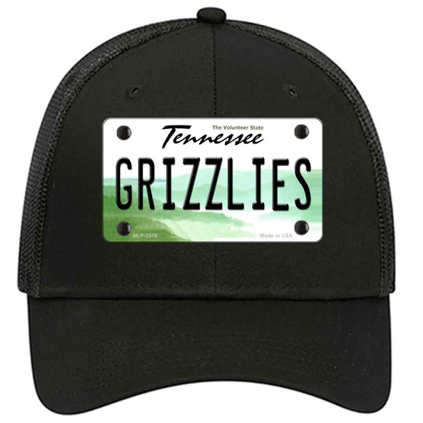 Grizzlies Tennessee State Novelty License Plate Hat