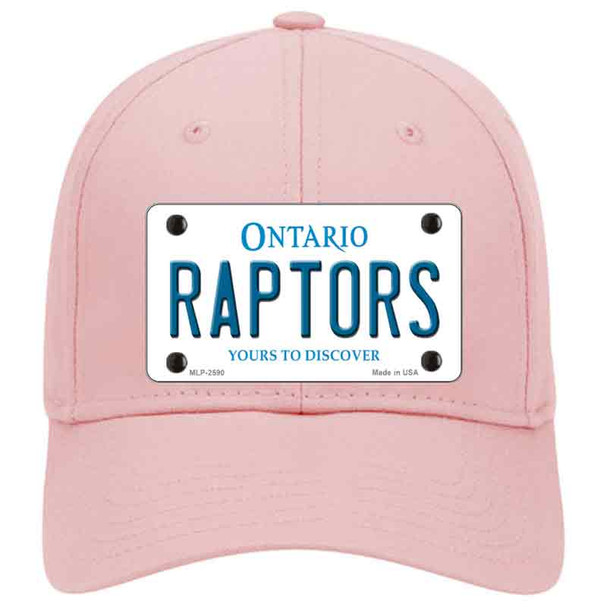 Raptors Ontario State Novelty License Plate Hat