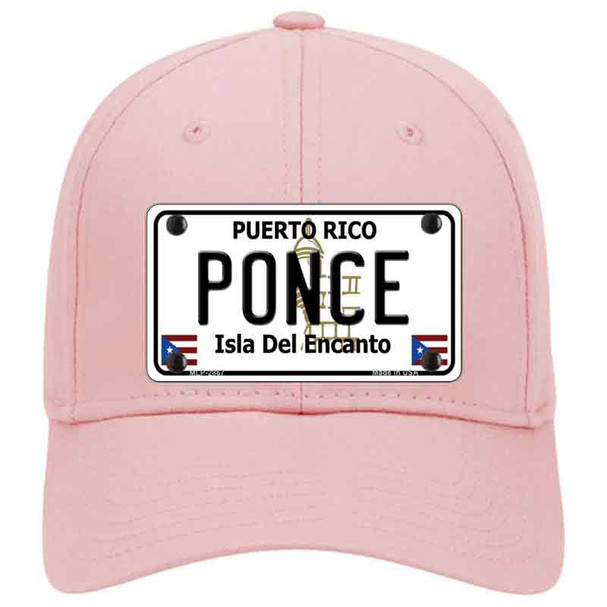 Ponce Puerto Rico Novelty License Plate Hat