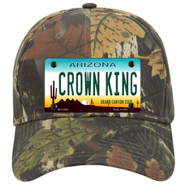 Crown King Novelty License Plate Hat