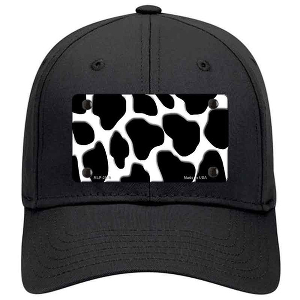 Black White Giraffe Novelty License Plate Hat