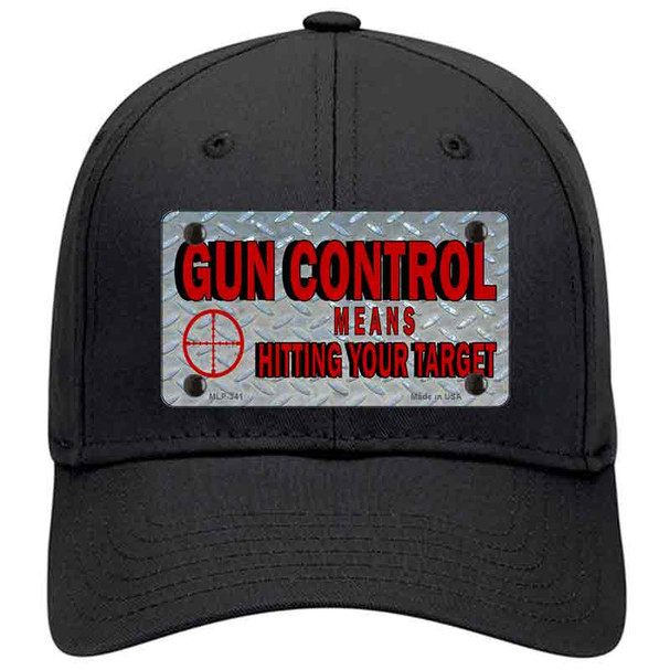 Gun Control Novelty License Plate Hat