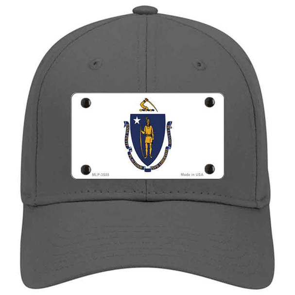 Massachusetts State Flag Novelty License Plate Hat