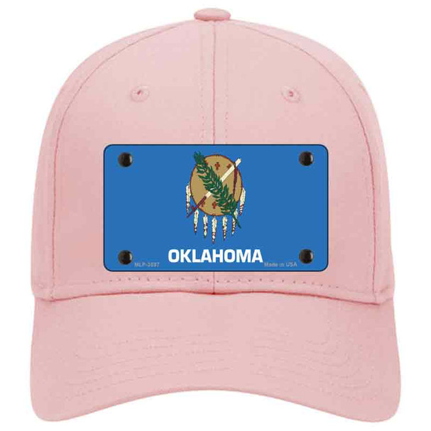 Oklahoma State Flag Novelty License Plate Hat
