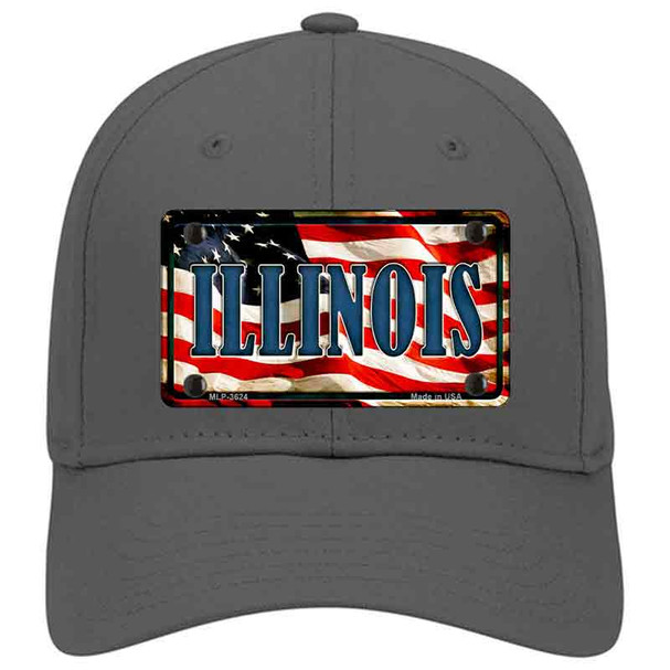 Illinois USA Novelty License Plate Hat